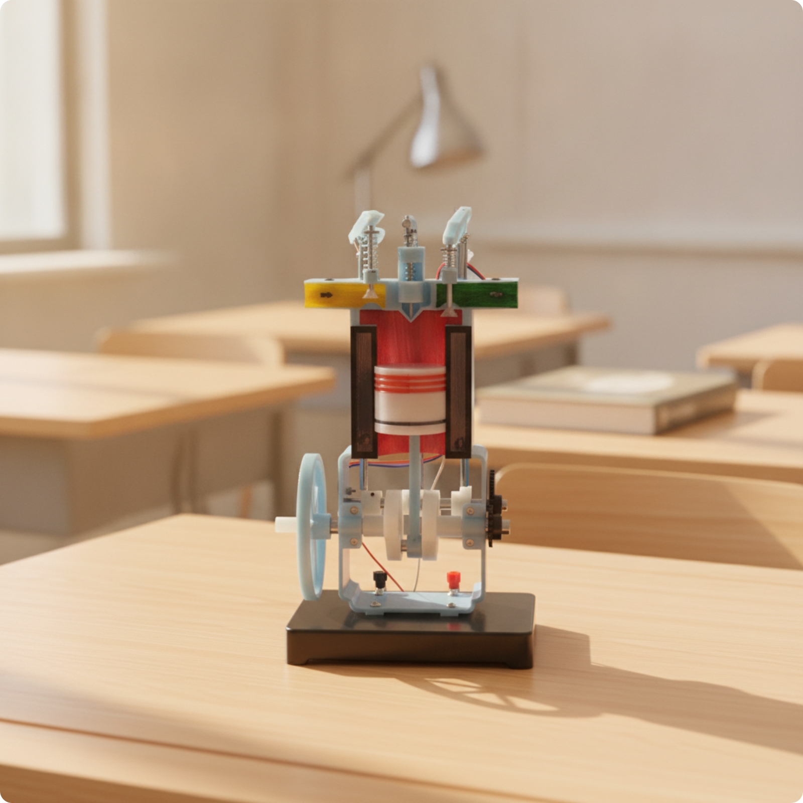 Motormodell mit Sichtzylinder Demonstration für Labor, Studenten