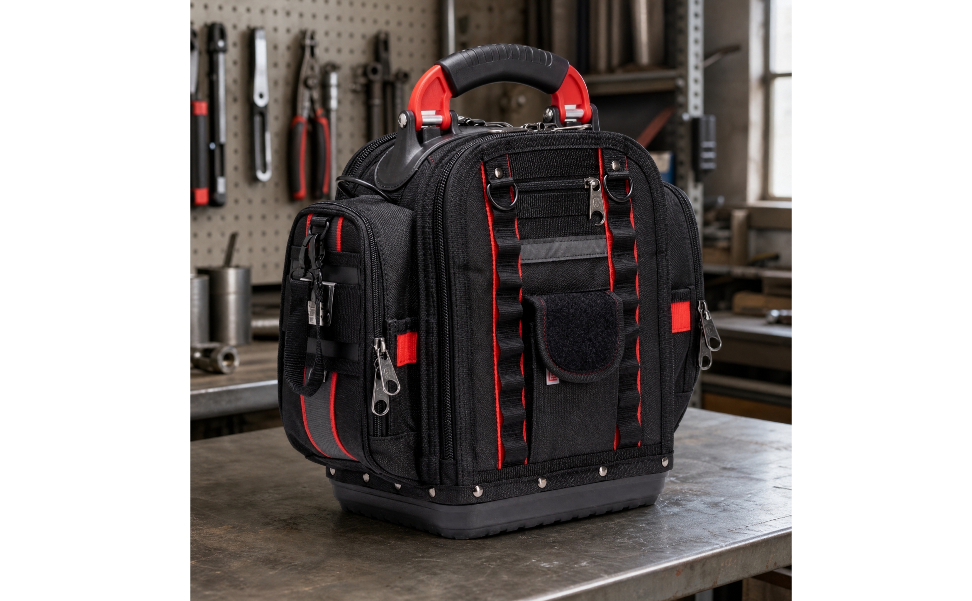 Tool Backpack with Multiple Compartments Multi-Compartment Tool Backpack Padded