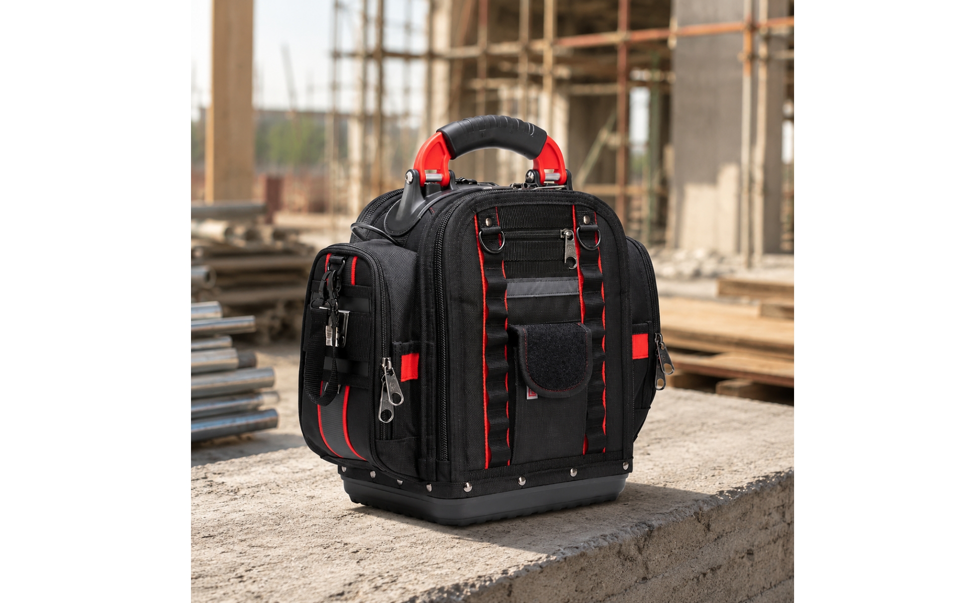 Tool Backpack with Multiple Compartments Multi-Compartment Tool Backpack Padded