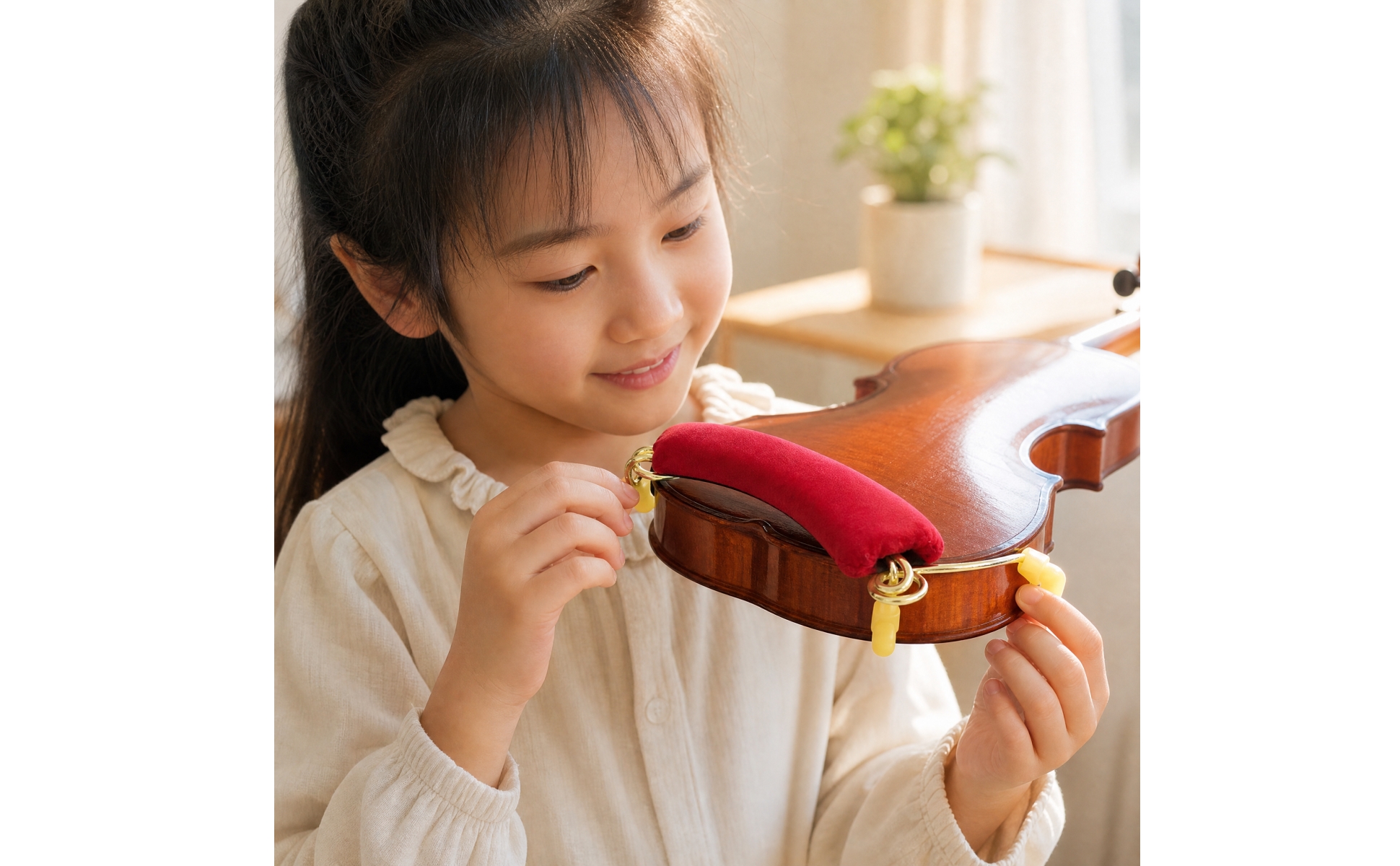 Violin Shoulder Rest Comfortable Violin Shoulder Support Adjustable