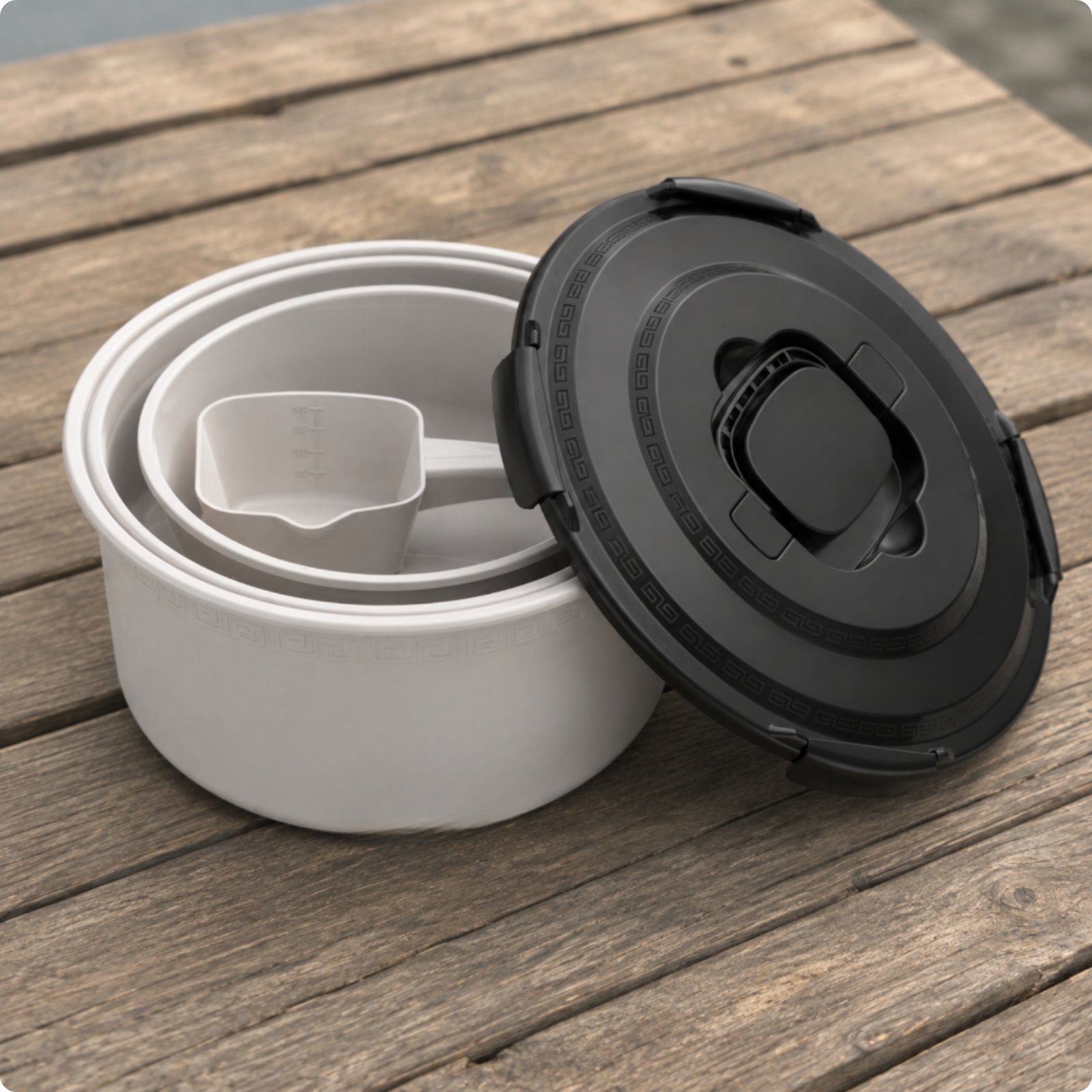 Plastic Fishing Mixing Basin Long-Lasting for Bank Fishermen