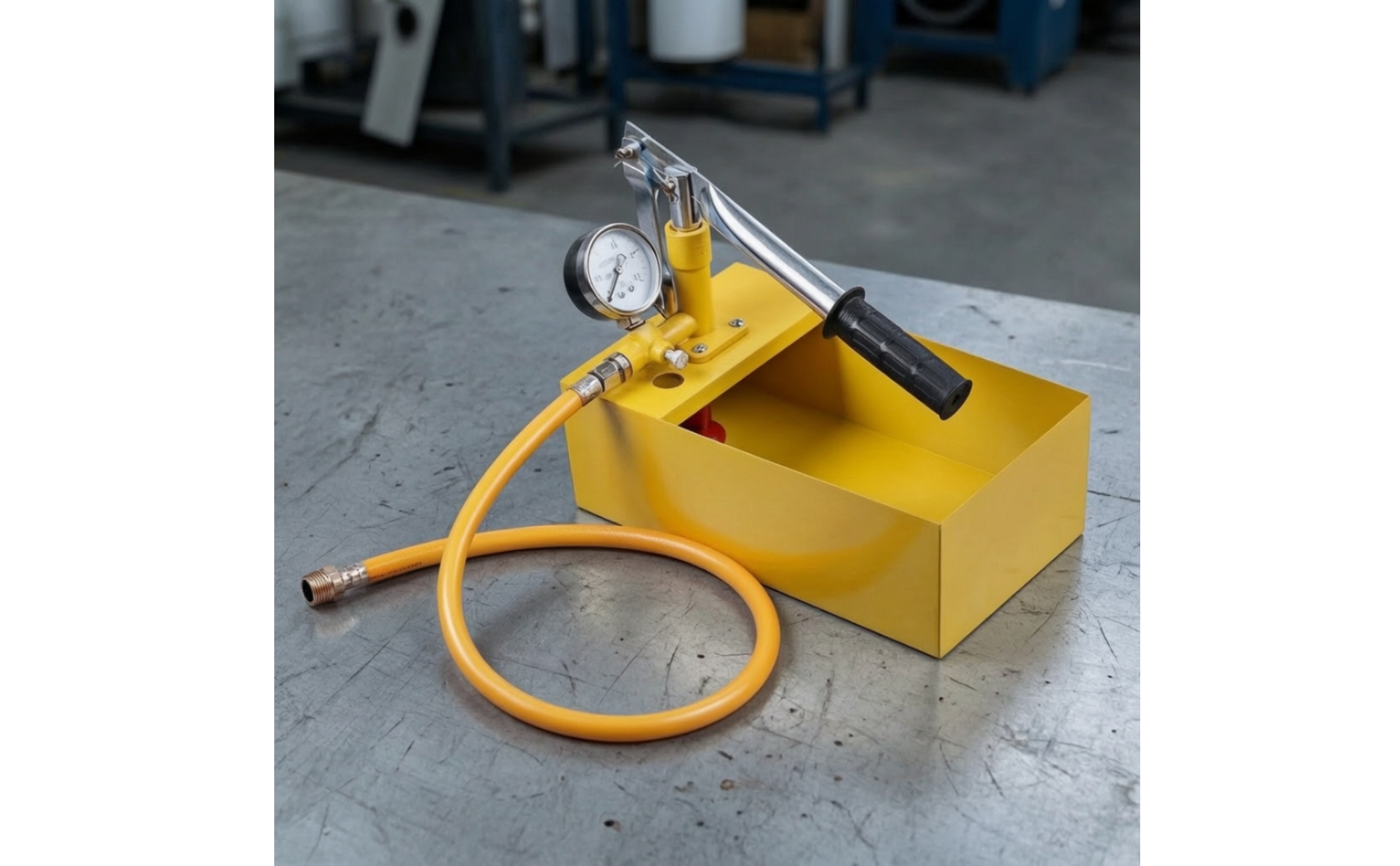 Pressure Test Pump with Water Tank Hand-Operated Manual Pressure Test Pump