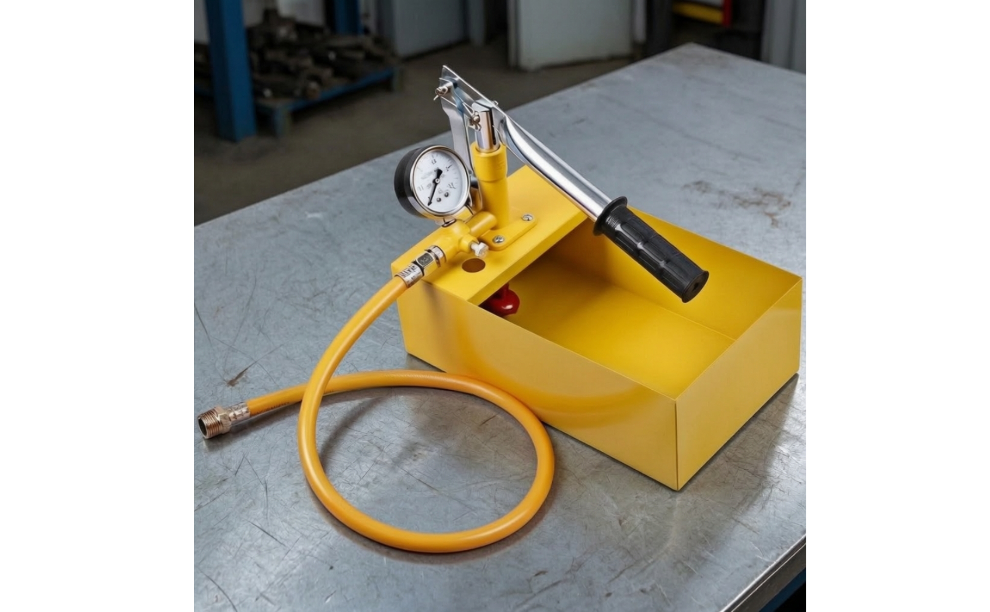 Pressure Test Pump with Water Tank Hand-Operated Manual Pressure Test Pump