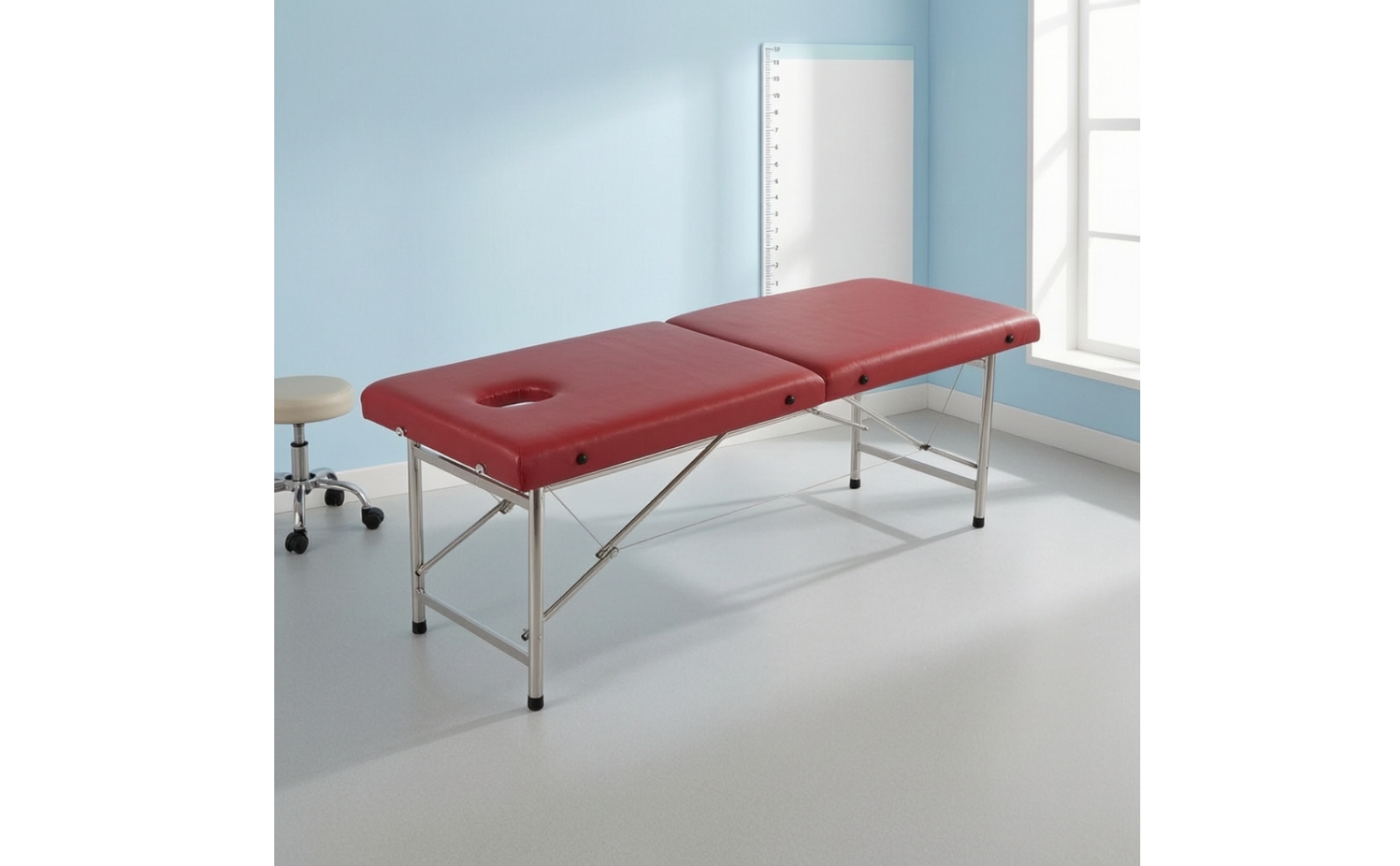 Folding Massage Table Padded Portable Massage Table with Carrying Handle Compact