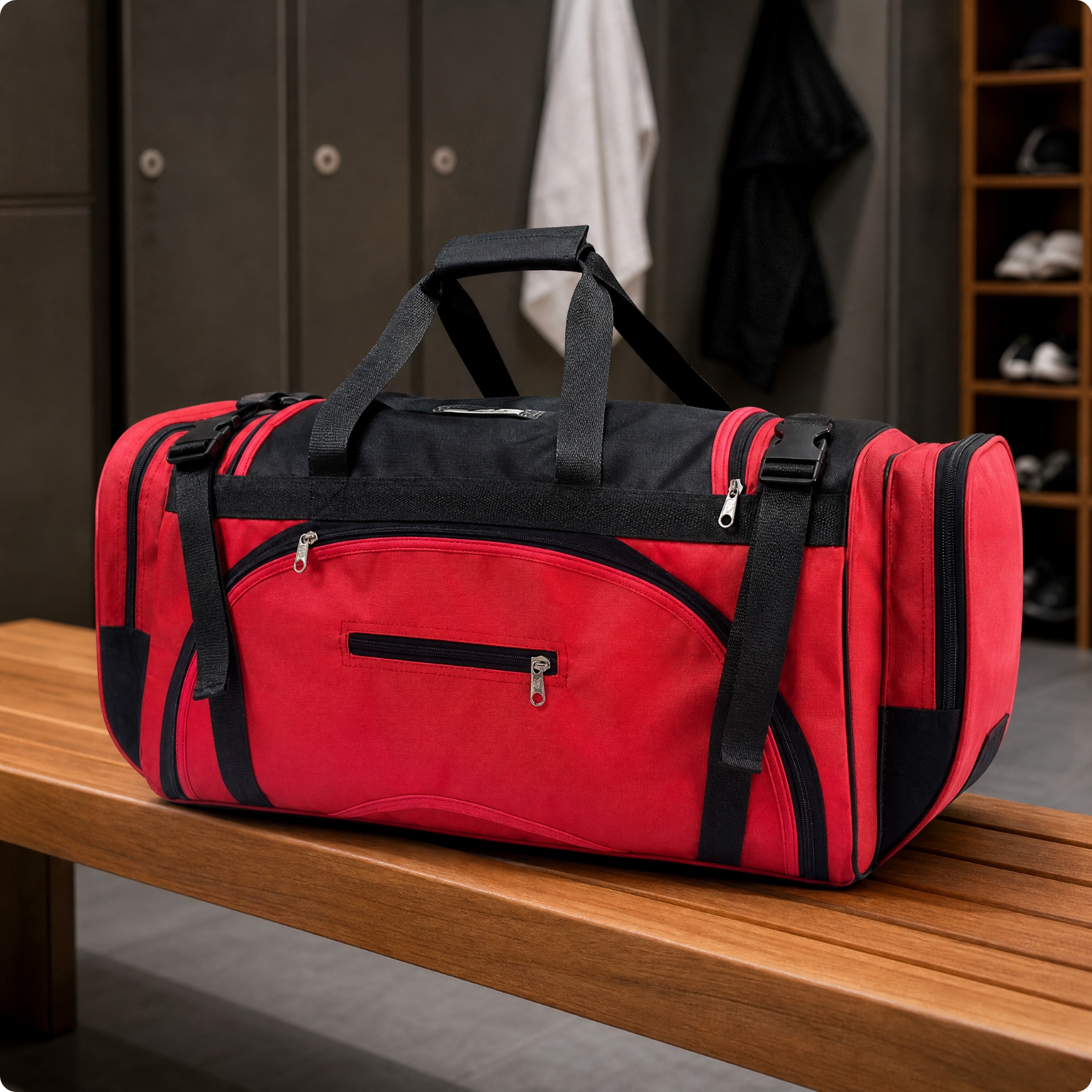 Sport Duffel Tasche mit Schuhfach Geräumig für Fitnessstudio, Mannschaftssport