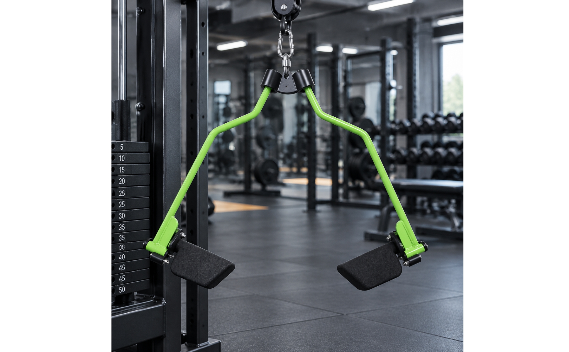 Cable-Machine Strength-Training Handle Metal Cable Machine Handles Adjustable