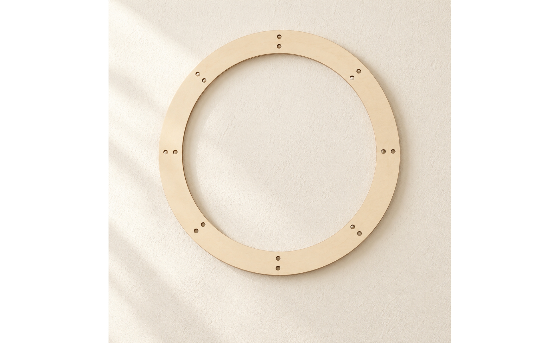 5 Stück Kranzring mit vorgebohrten Löchern vorgestanzte Löcher für Hobbykünstler