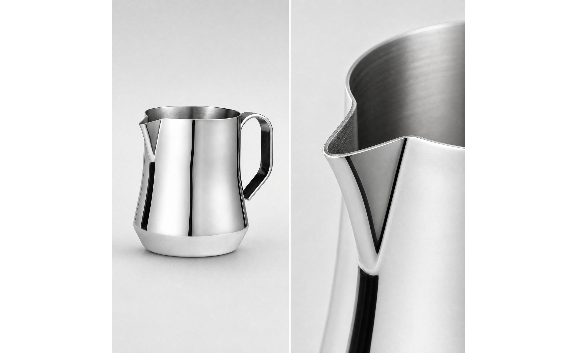 Milk Frothing Pitcher 350 Ml Latte Art Steaming Jug with Precision Pour Spout