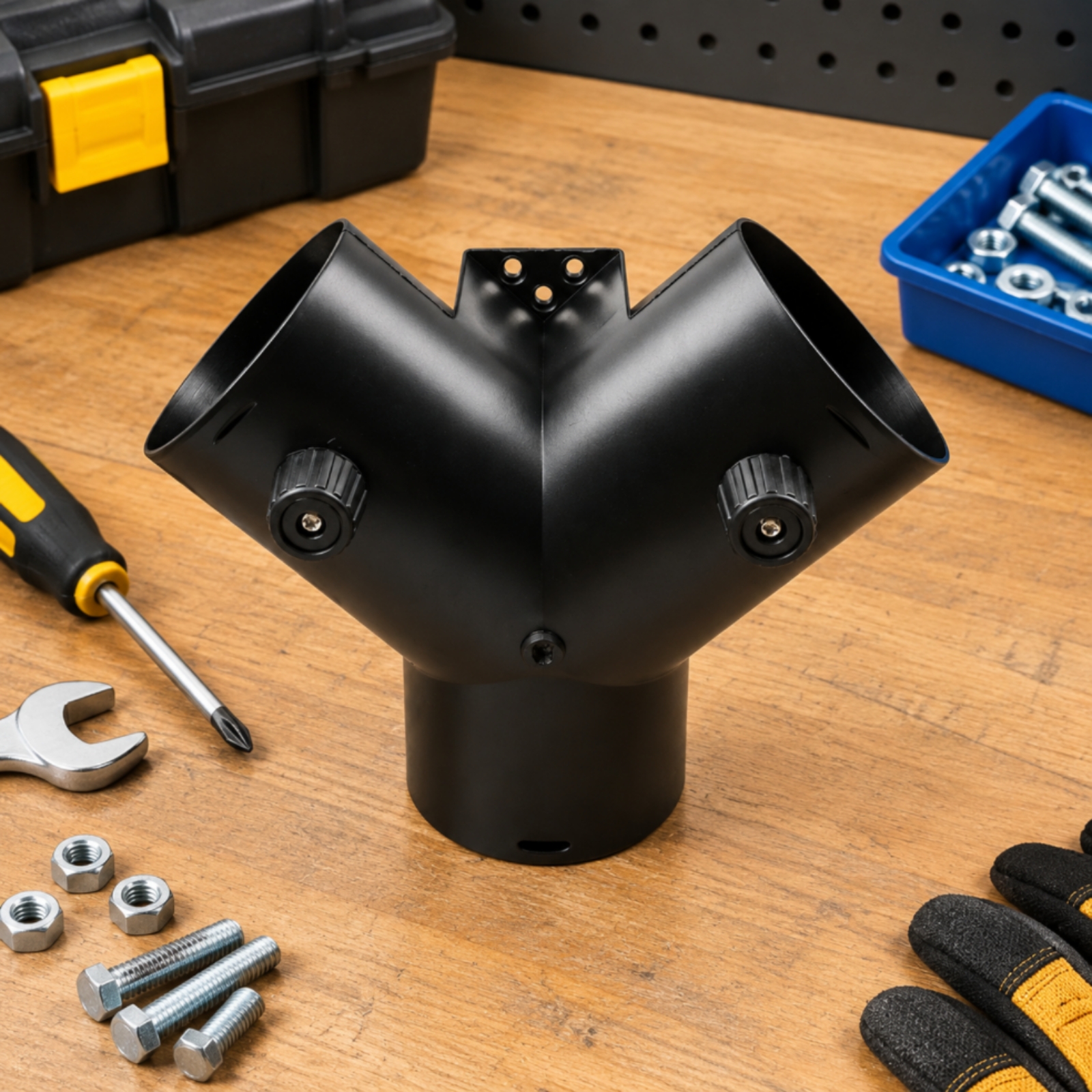 PA66 Kunststoff Y-Verteiler Luftdicht Y-Luftkanalverteiler Sturdy für - Produktbild 2