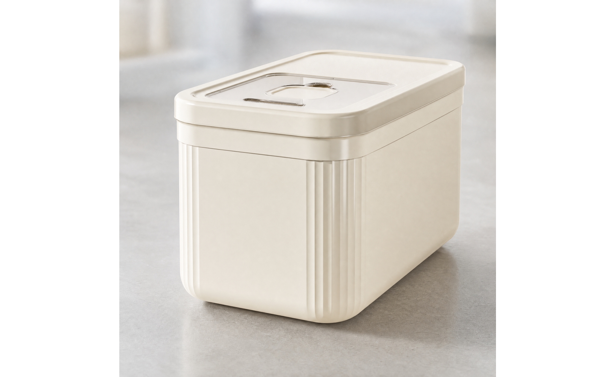Food Bin Sealed Food Storage Bin with Clear Access Panel