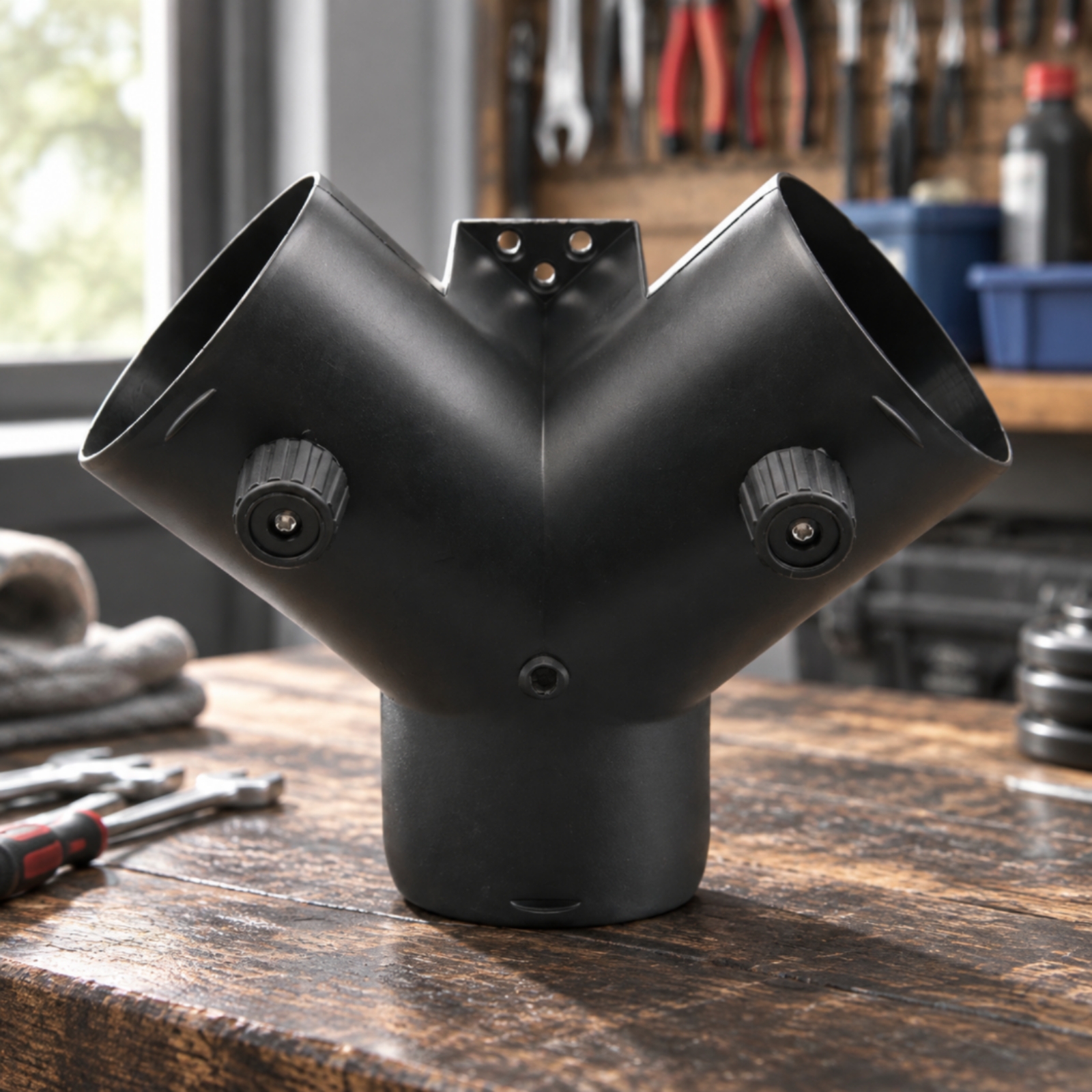 PA66 Kunststoff Y-Verteiler Luftdicht Y-Luftkanalverteiler Sturdy für - Produktbild 1