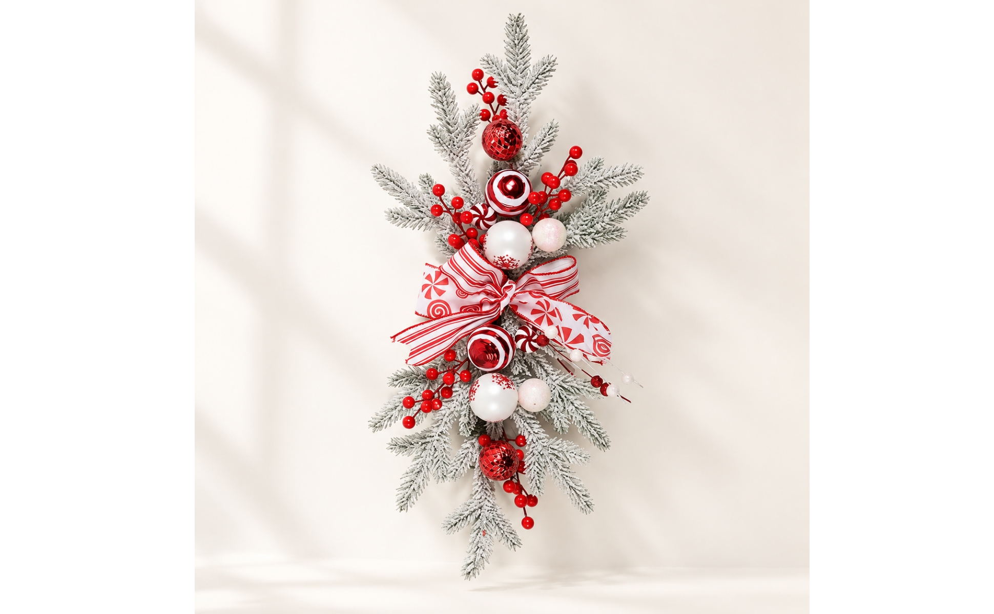 Hängendes Weihnachtszweig-Arrangement Festlich Für Eingangstür, Wohnzimmer