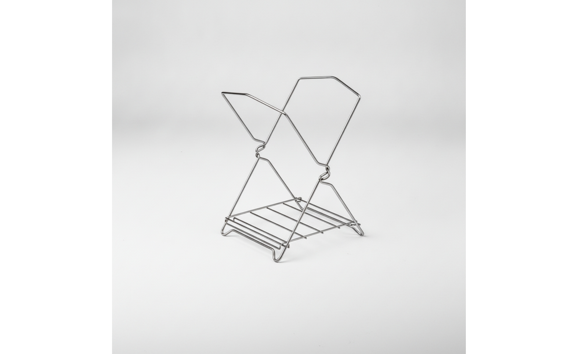 Folding Garbage Bag Holder Rack Foldable for Countertop, Food Cooking Areas