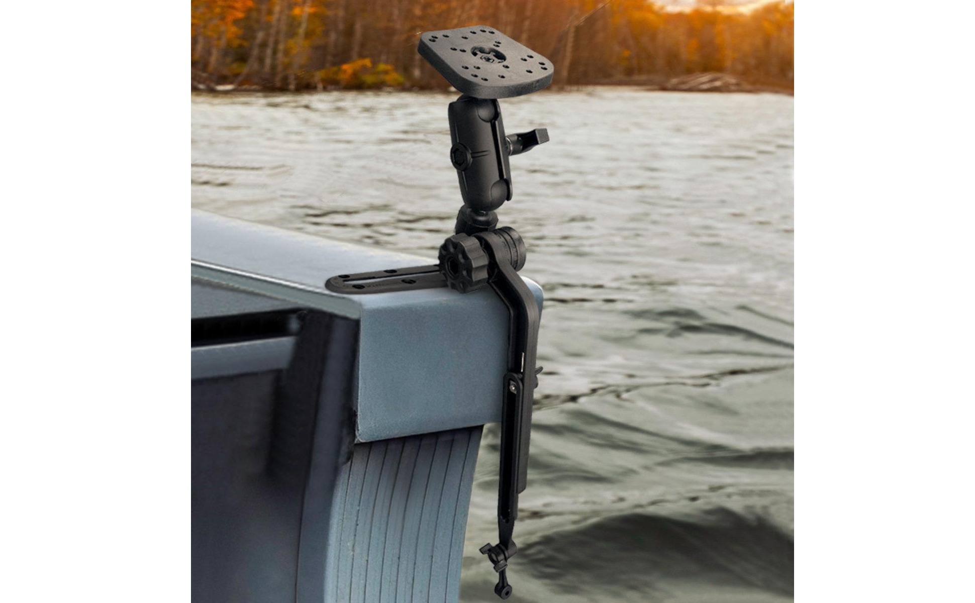 Adjustable Boat-Mounted Aquatic Detector Bracket Rotatable
