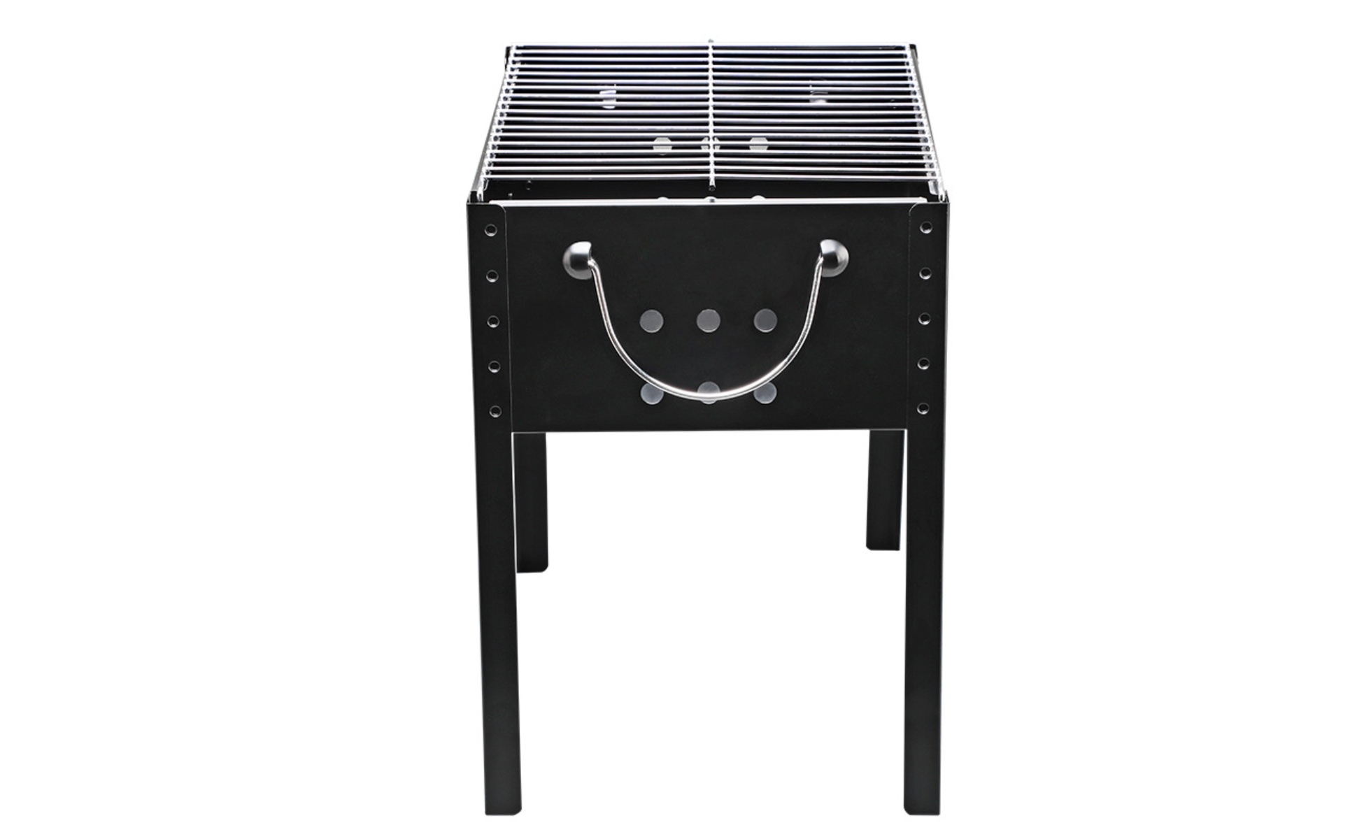 Portable Charcoal Barbecue Grill Lightweight for Camping, Backyard Barbecues