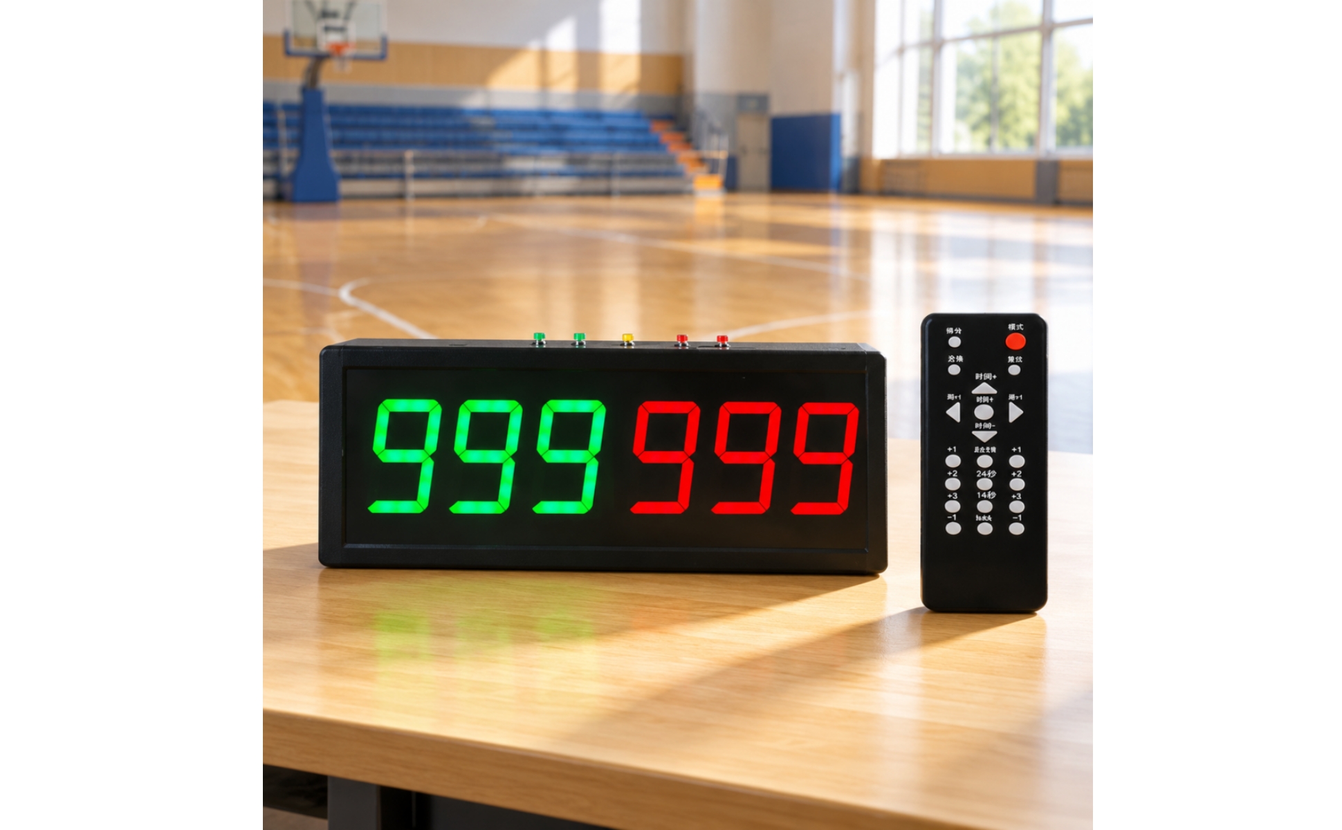 Led-Scoreboard mit Fernbedienung Netz- und Powerbankbetrieben für Trainingsräume