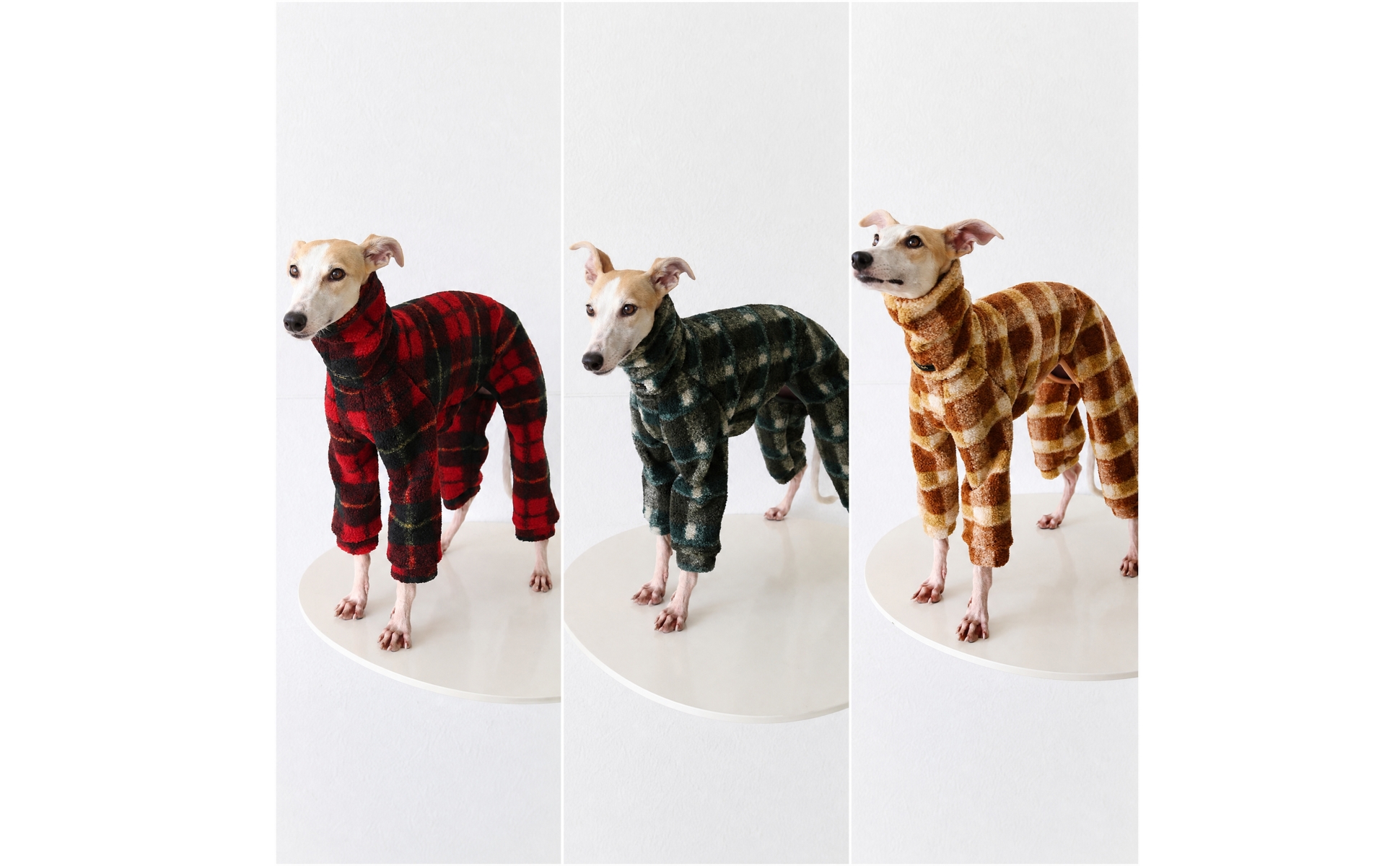 Fleece Hundepullover mit 4 Beinen aus Plüschfleece Winter Hundepullover