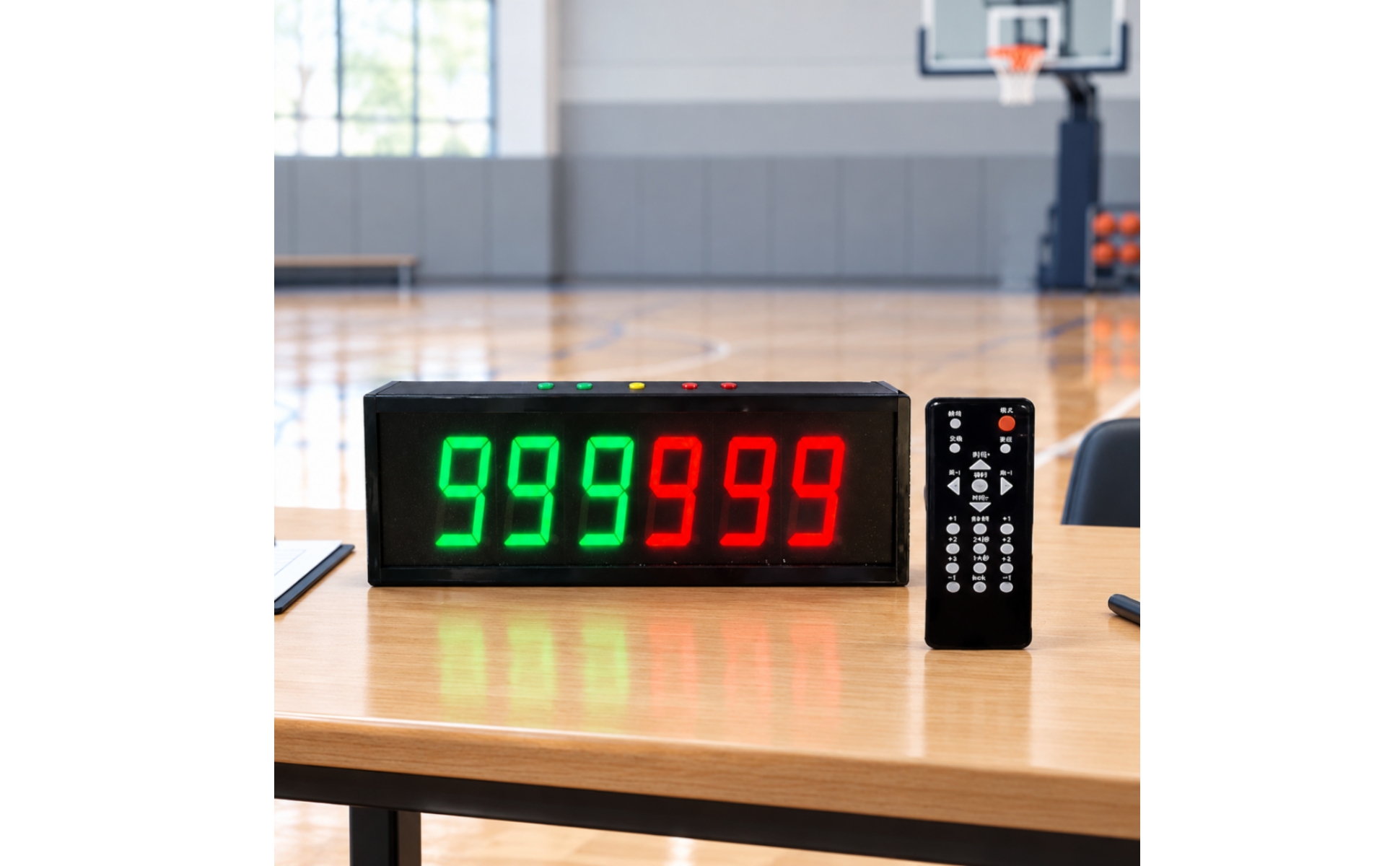 Led-Scoreboard mit Fernbedienung Netz- und Powerbankbetrieben für Trainingsräume