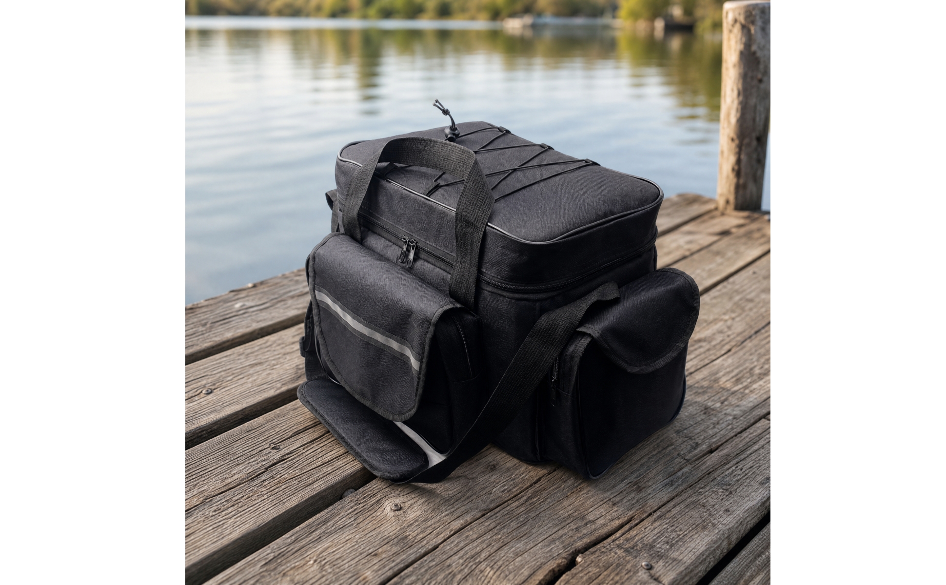 Tackle Bag Water Resistant Fishing Tackle Bag with Shoulder Strap Robust