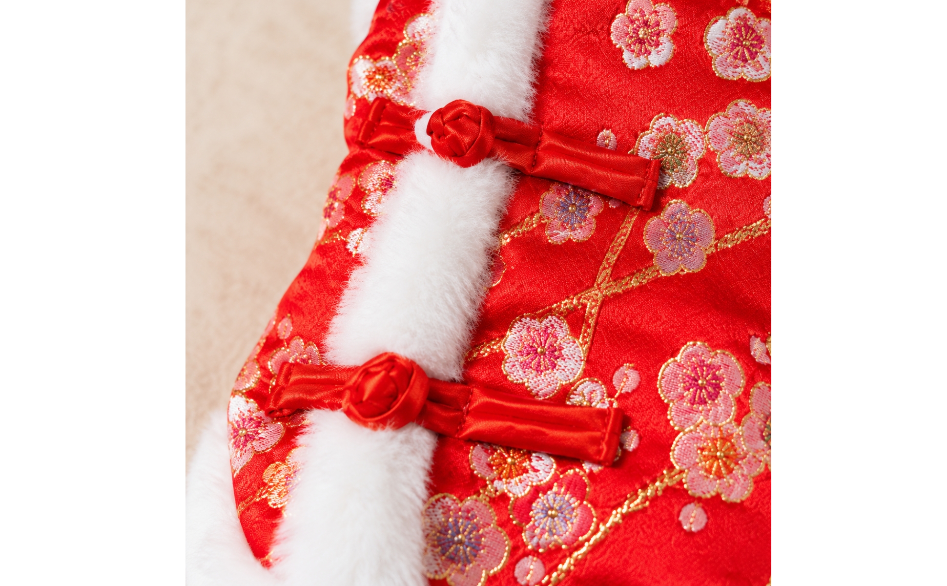 Gepolsterte Haustierweste mit chinesischem Design gepolstert für Fotoshootings