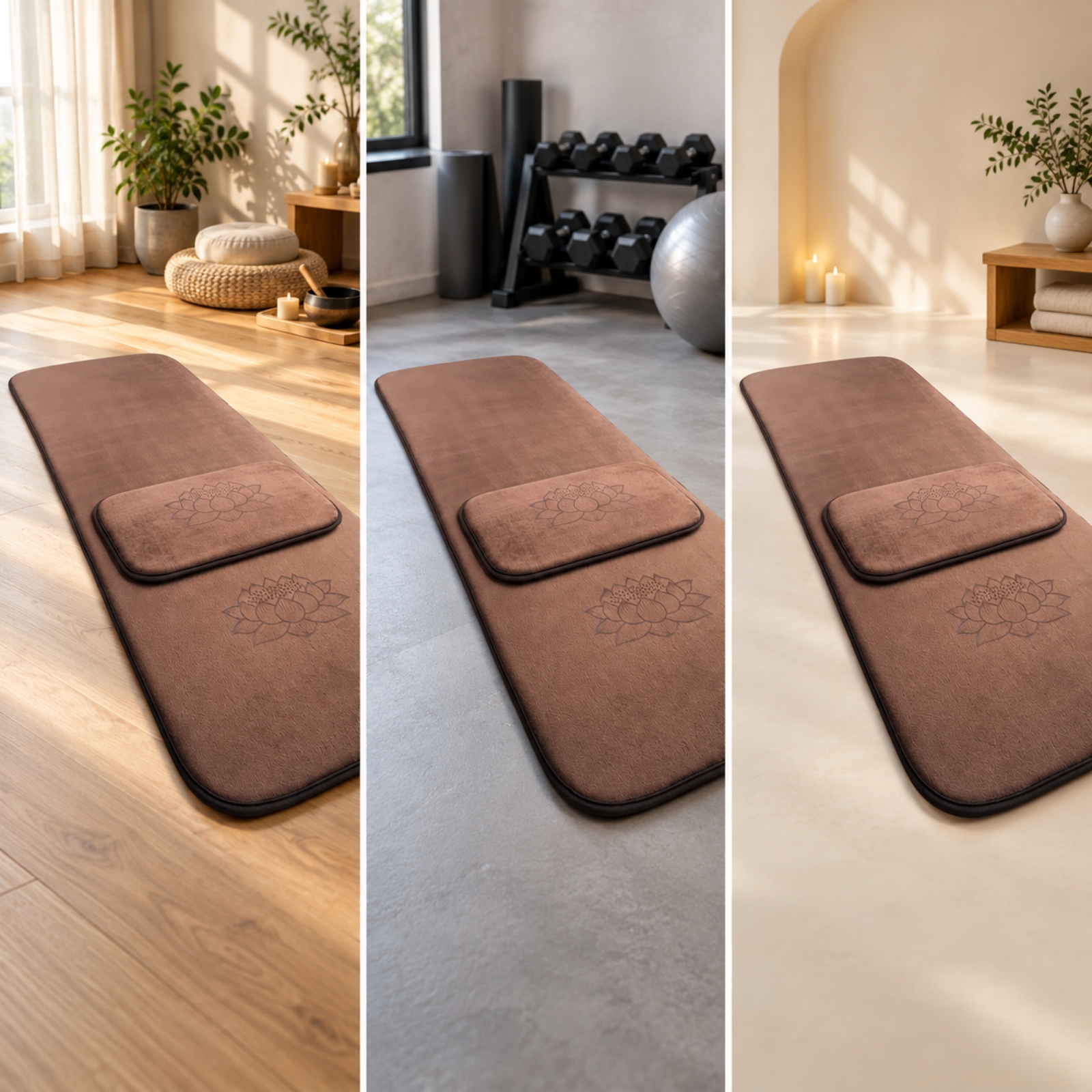 Exercise Mat Non-Slip Thickened Home Exercise Mat Shock Absorbent | eBay UK