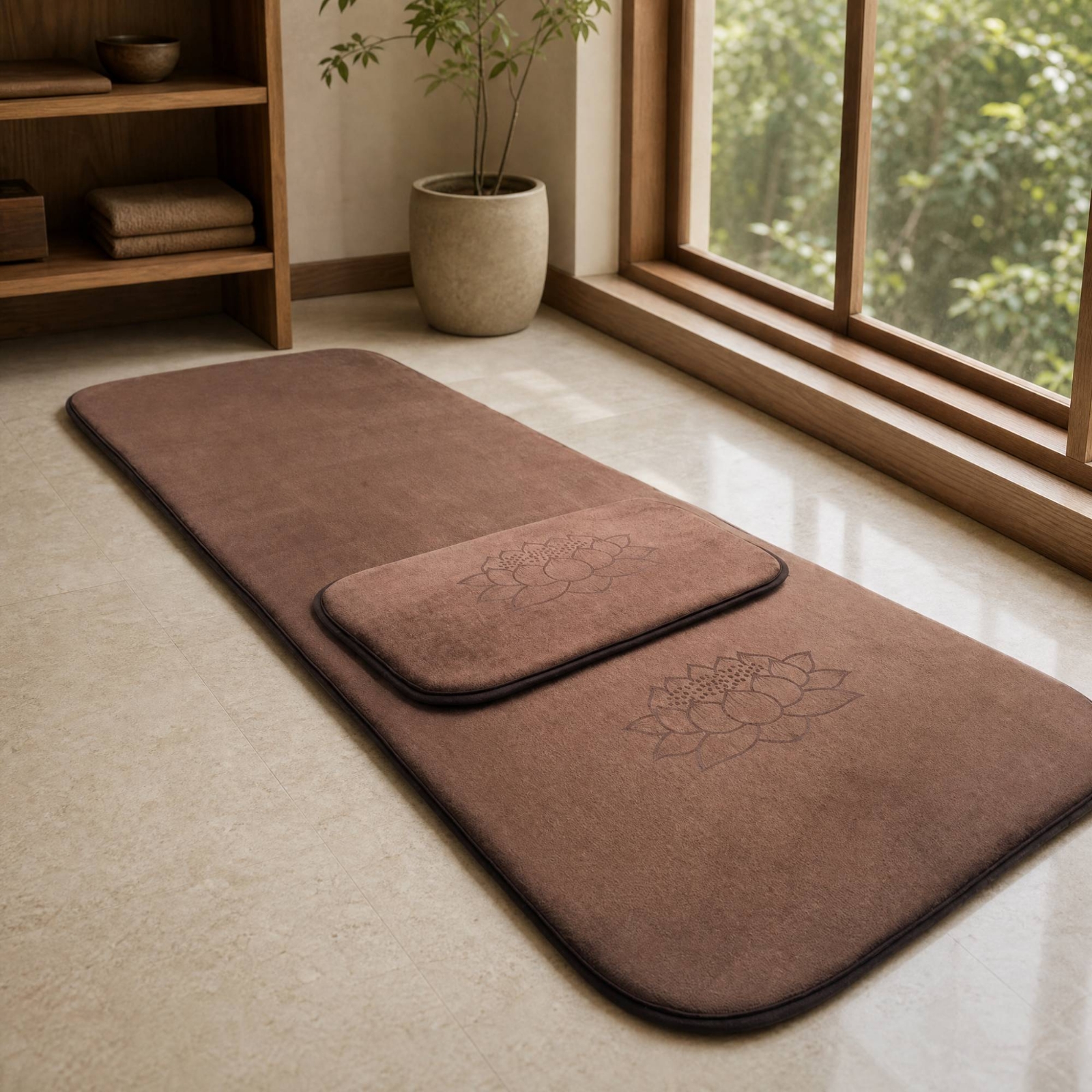 Exercise Mat Non-Slip Thickened Home Exercise Mat Shock Absorbent | eBay UK