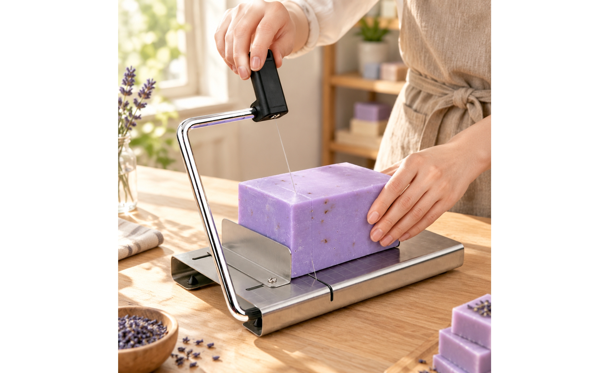 Soap Station Stainless Steel for Craft Workspaces, DIY Crafters