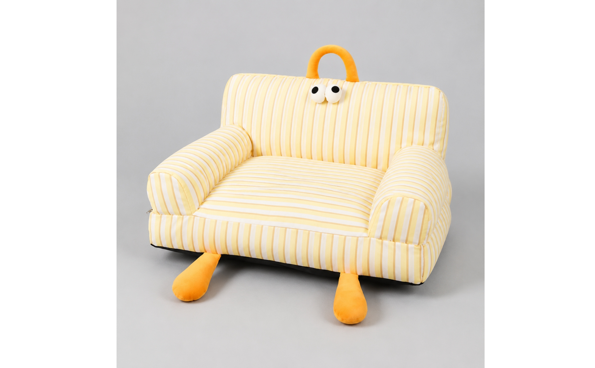 Sofa-Style Pet Bed with Handle Machine Washable Pet Sofa with Removable Cover