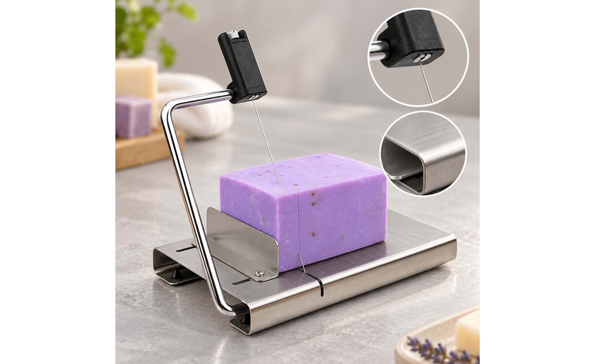 Soap Station Stainless Steel for Craft Workspaces, DIY Crafters